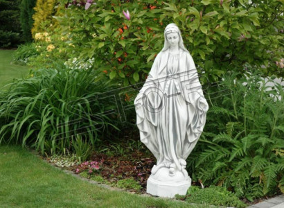 Mutter Jesus Maria Statue Grab Skulptur Heilige Figur Garten Deko